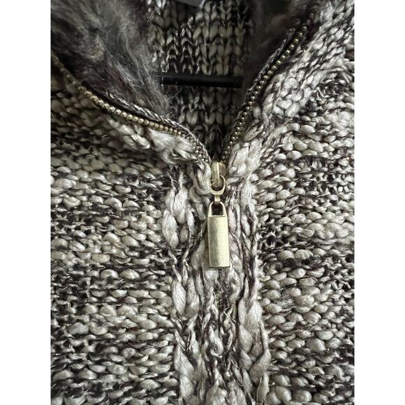 Charter Club Crochet Zippered Vest - L - Picture 8 of 8